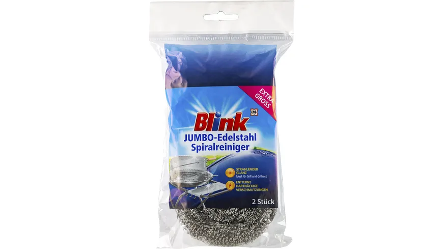 Blink Spiralreiniger Edelstahl Extra Groß