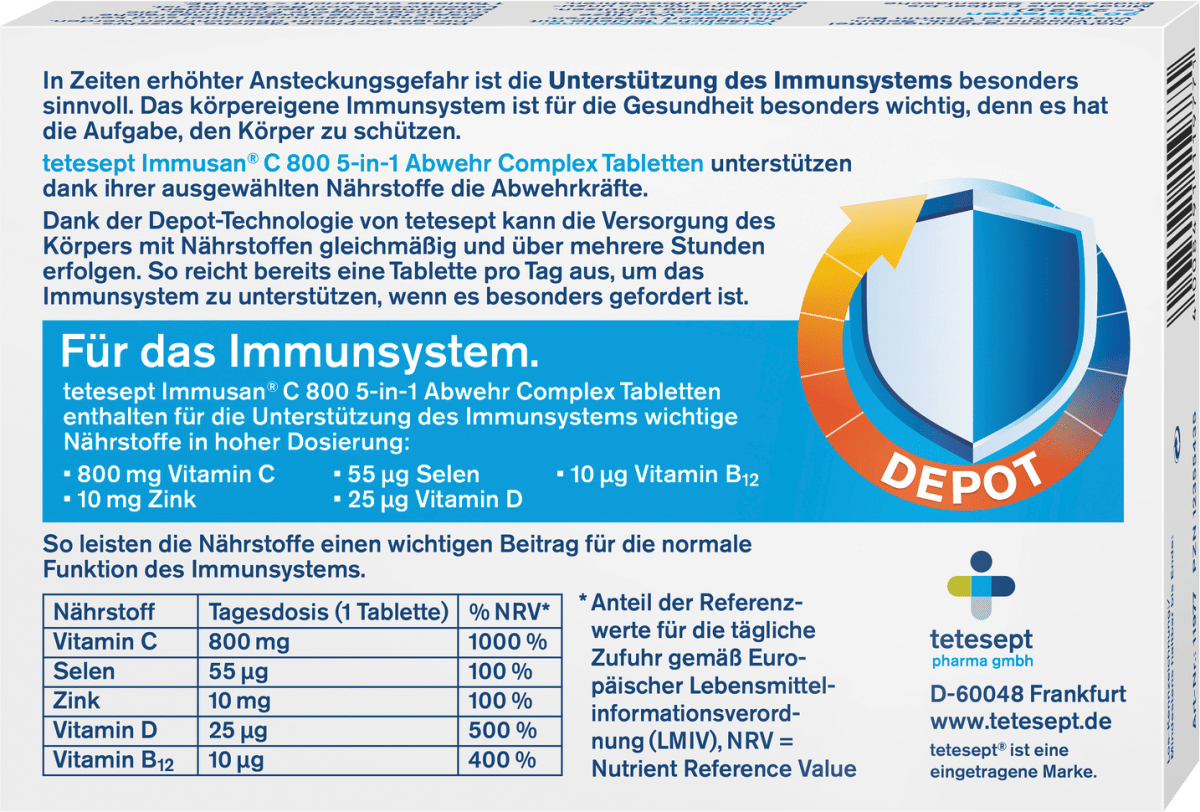 Immusan C Complex Tabletten 20 St., 25,2 g
