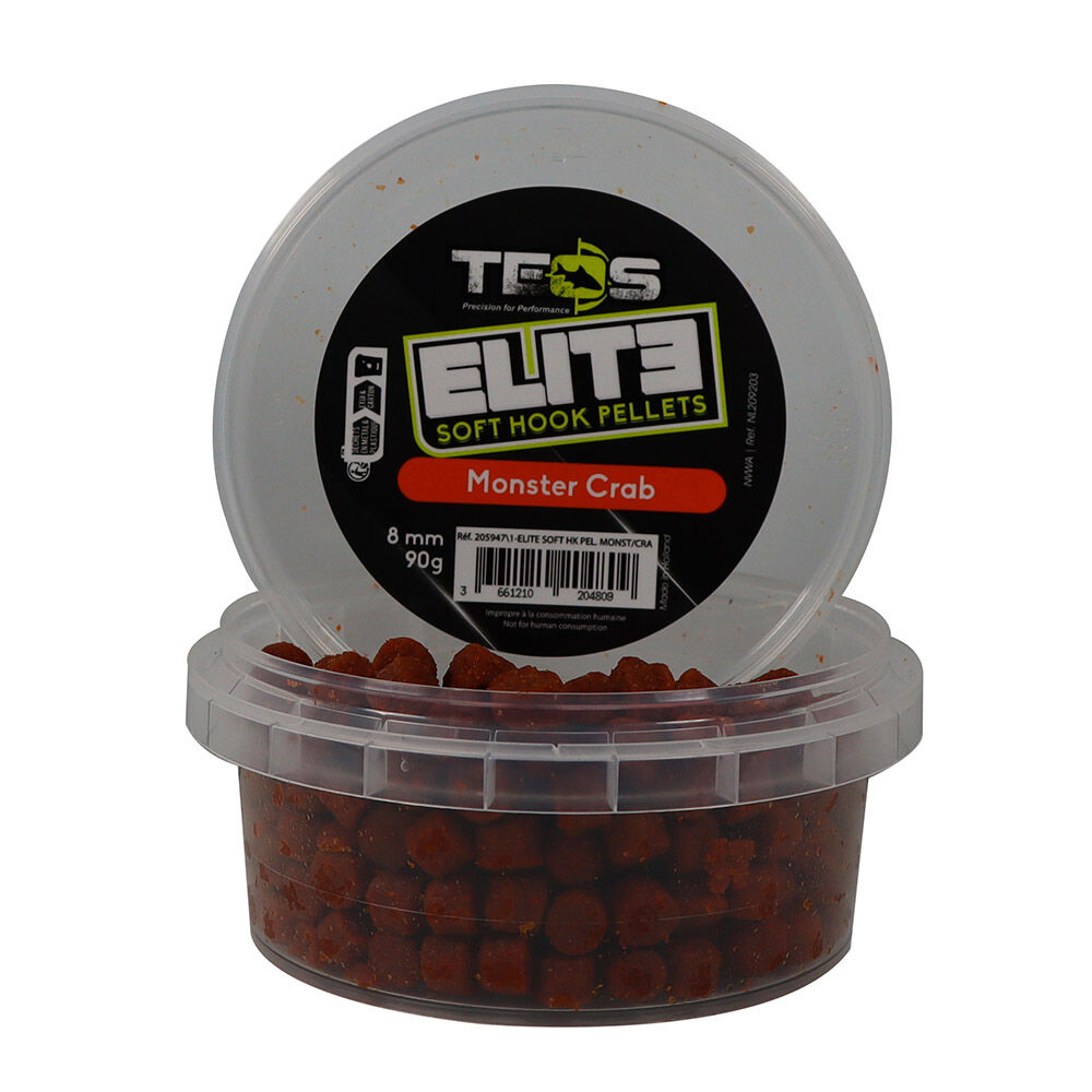 Teos Elite Monster Crab Pellets Soft Hook 8mm 90g