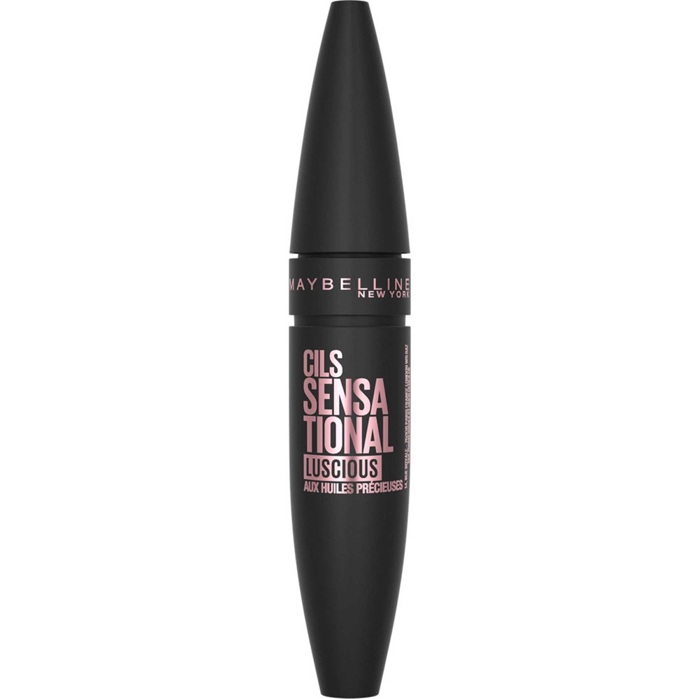 Maybelline New York Mascara Cils sensational Voluptuous Mascara volume effet éventail et fini soyeux noir profond