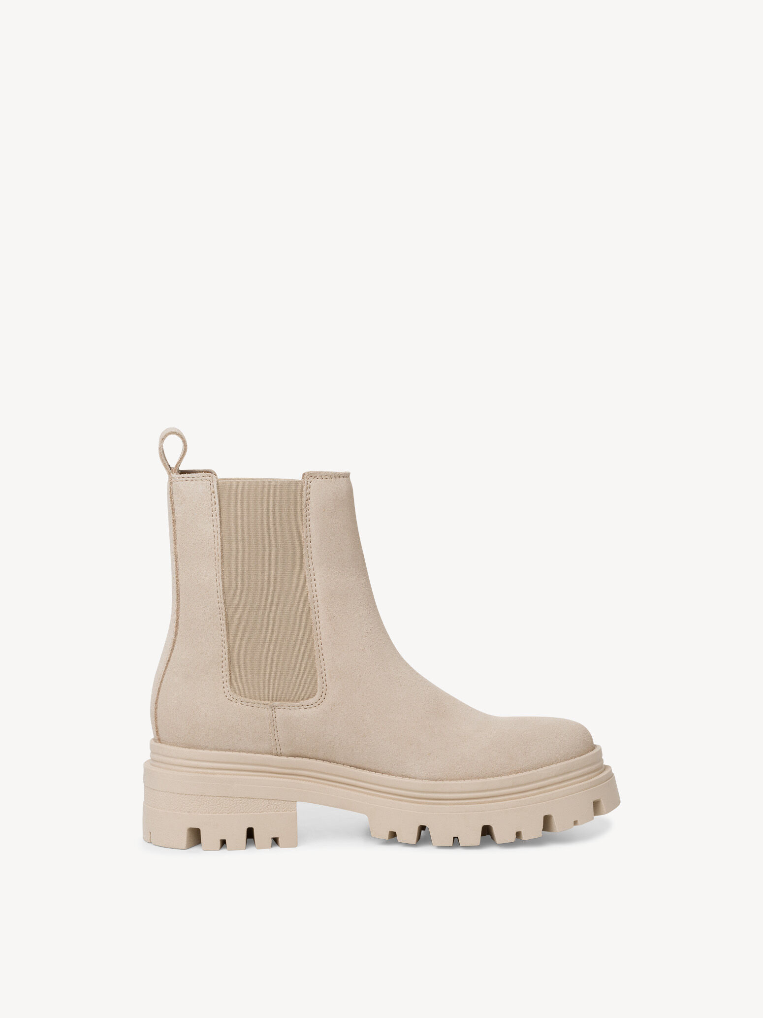 Bottine Chelsea en cuir - marron