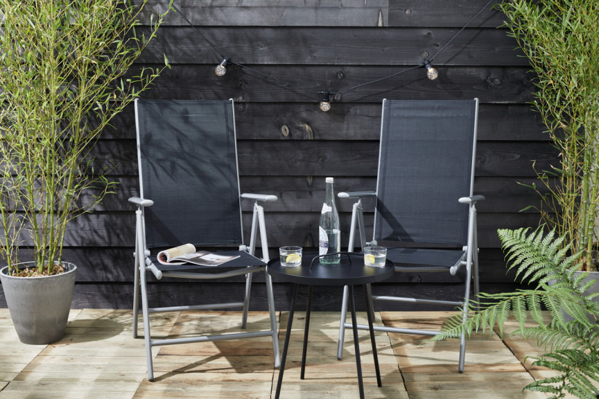 MASCOT ONLINE Aluminium Gartenstuhl 2x