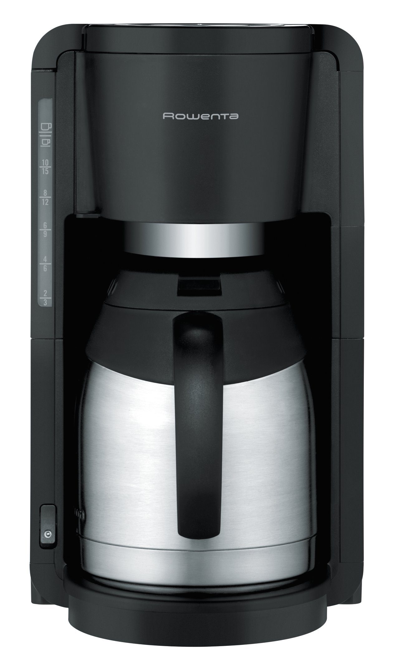 Rowenta Filterkaffeemaschine CT3818 Adagio Milano Thermo, Schwenkfilter, Isolierkanne, Edelstahl, Abschaltautomatik, 10-15 Tassen