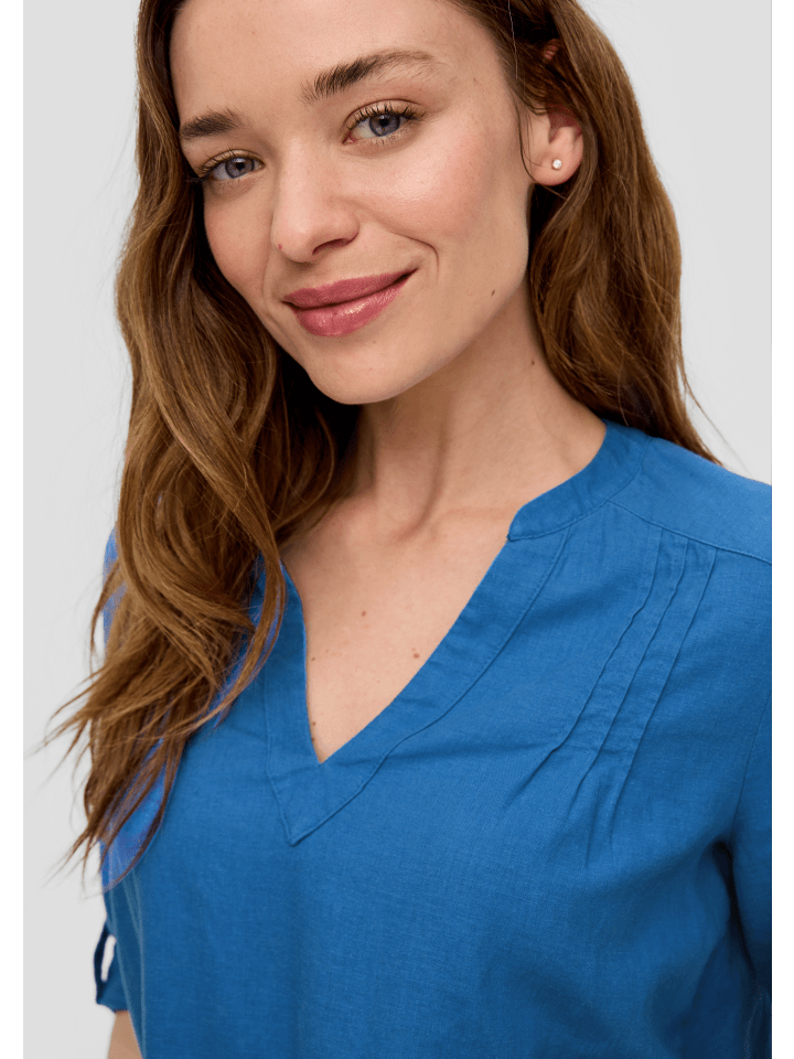s.Oliver Bluse 3/4 Arm in Blau günstig kaufen