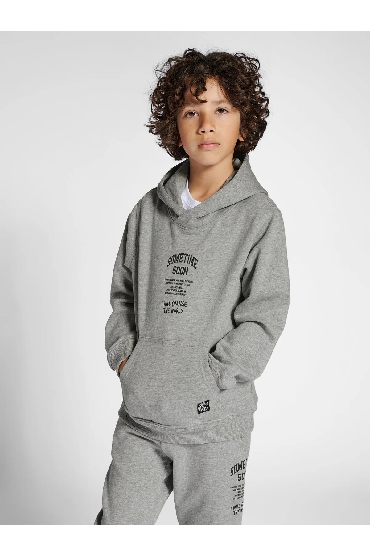 Sometime Soon  Sweatshirt - Grau - Regular Fit