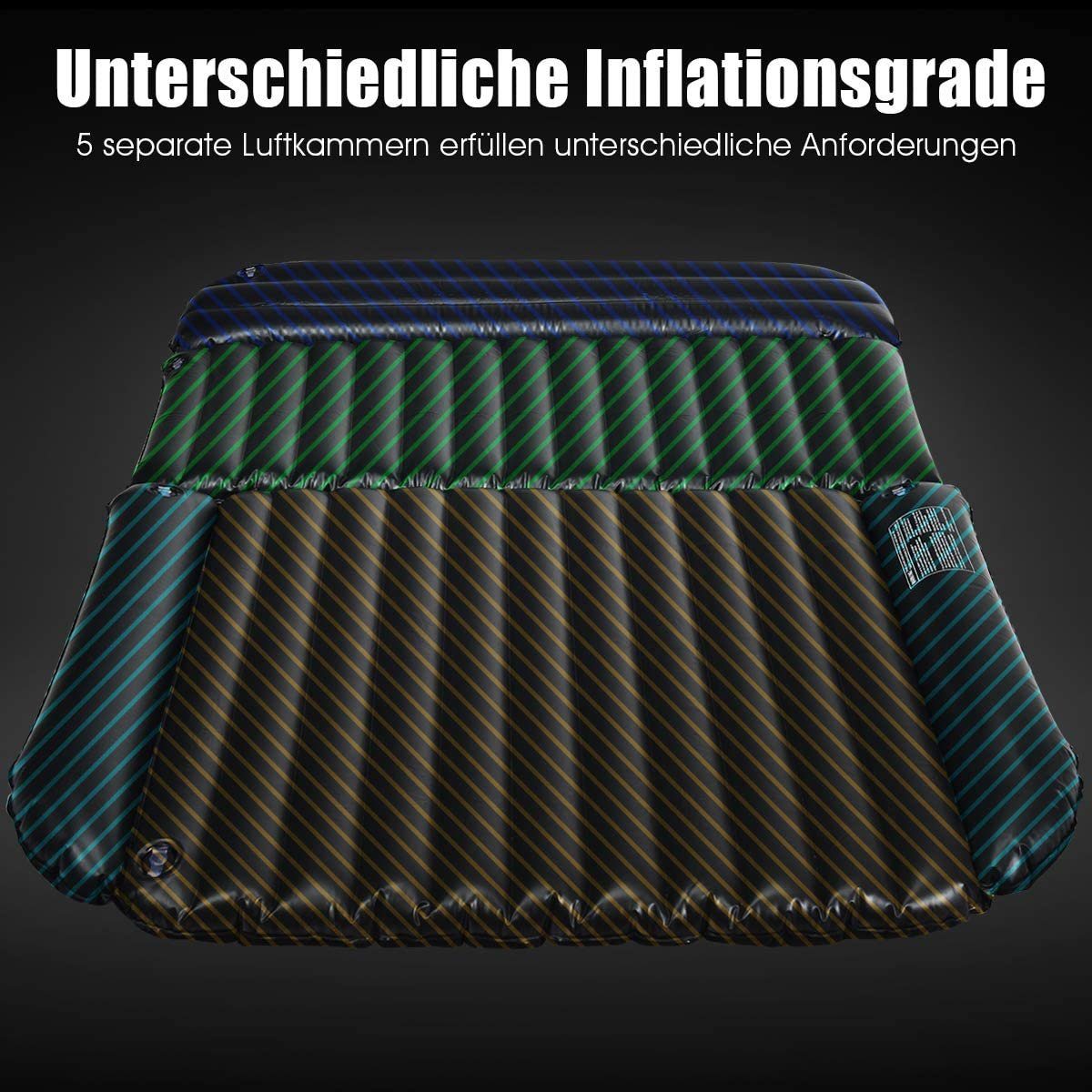 COSTWAY Luftbett, Autoluftmatratze mit 12V/40W Luftpumpe, 300kg belastbar