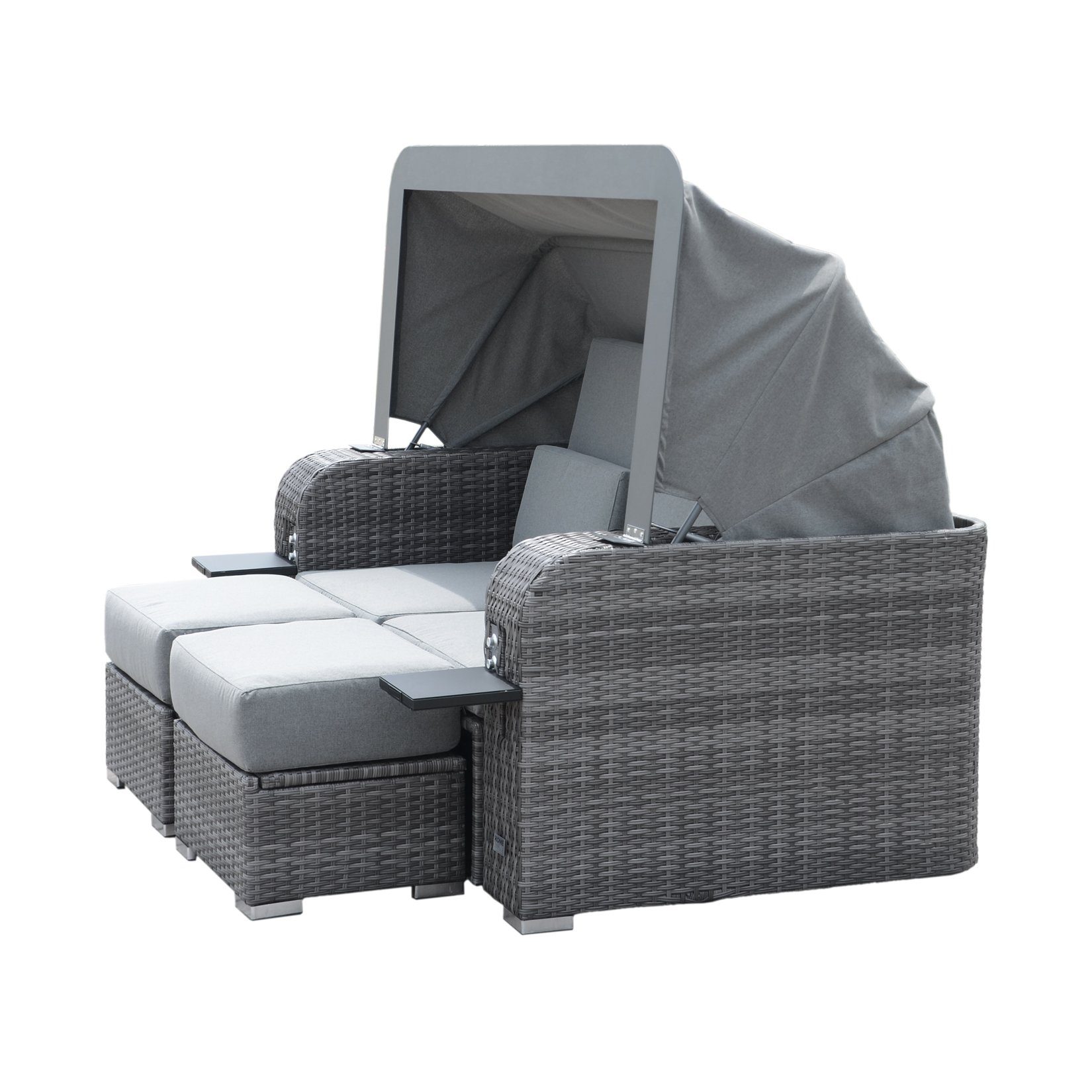 HOME DELUXE Strandkorb HOLBY 160 x 69 x 189 cm, BxTxH: 69,00x160x189 cm, individuell verwendbar (Holby Abdeckung einzeln erhältlich), in der Variante mit oder ohne Abdeckung