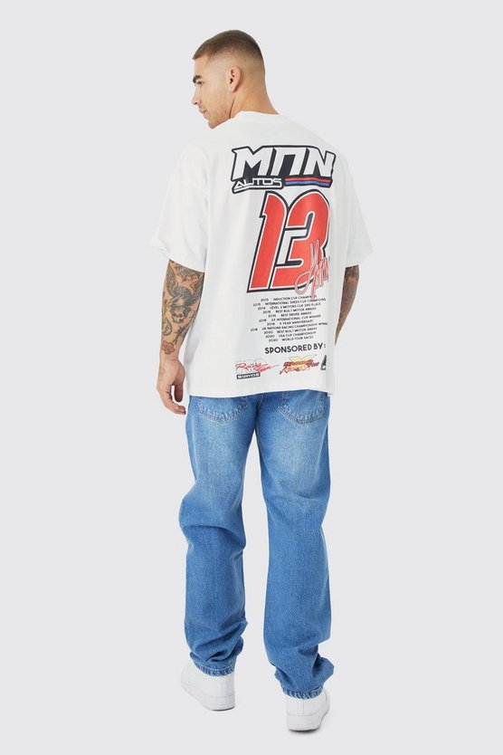 Lockere Jeans mit Rissen