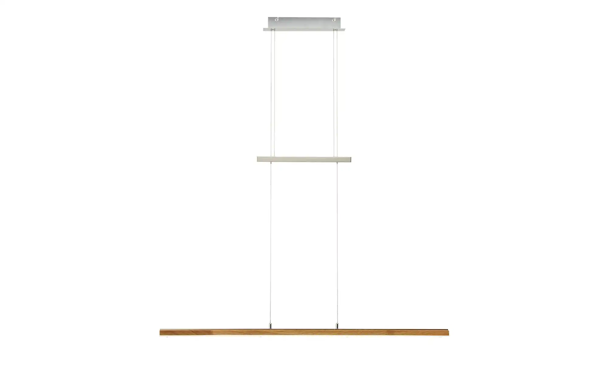 LED-Pendelleuchte, 1-flammig, Eiche natur