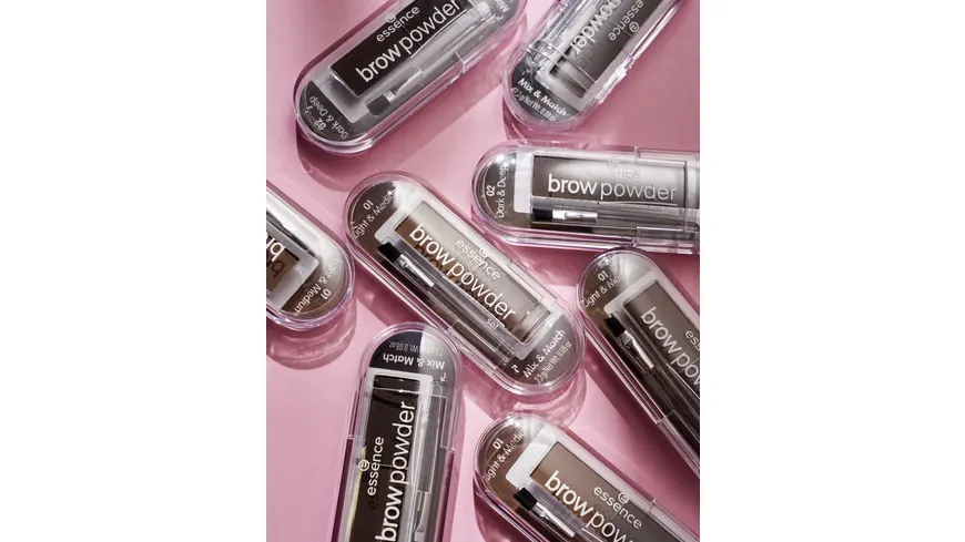 essence brow powder set 1 - light & medium
