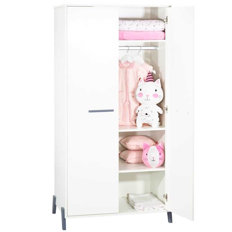 Armoire 2 portes Joy gris