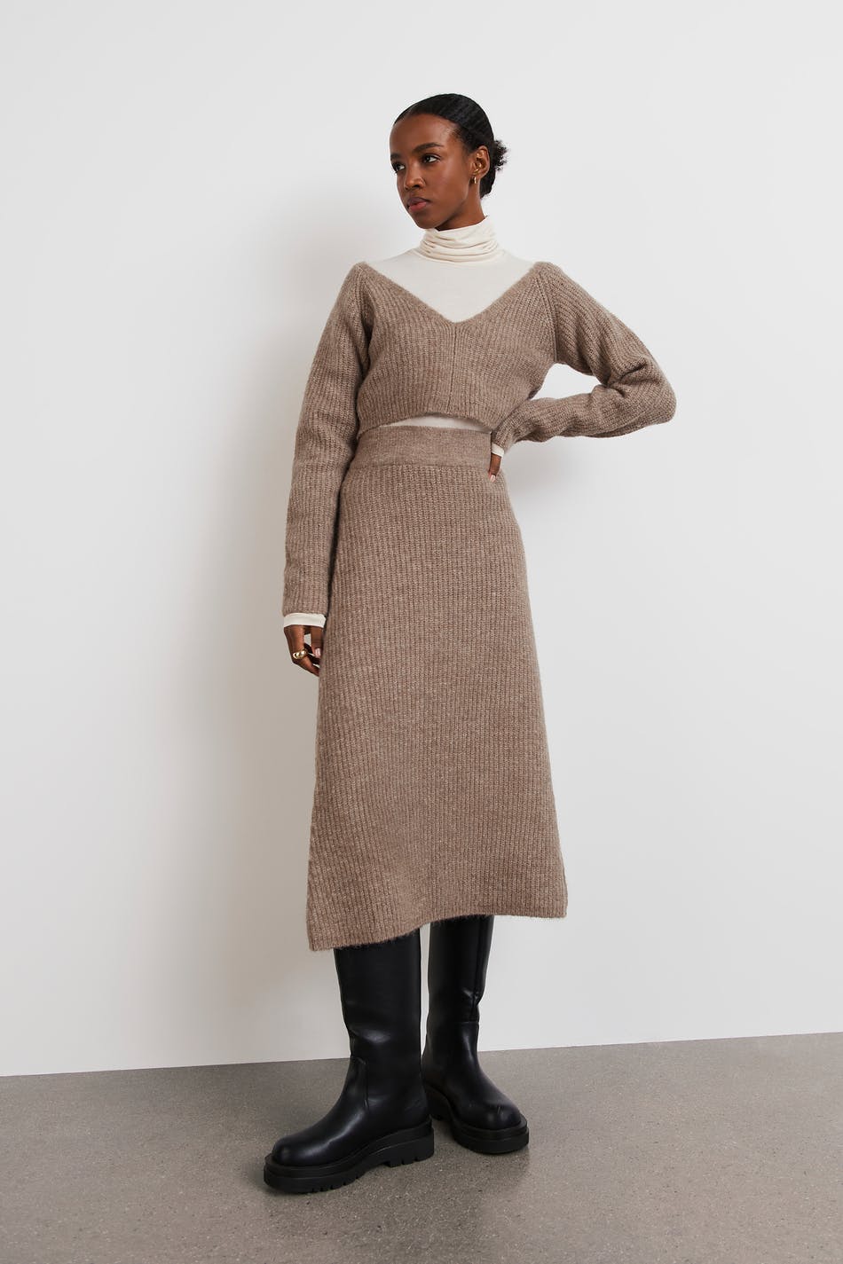 Claudia knitted skirt
