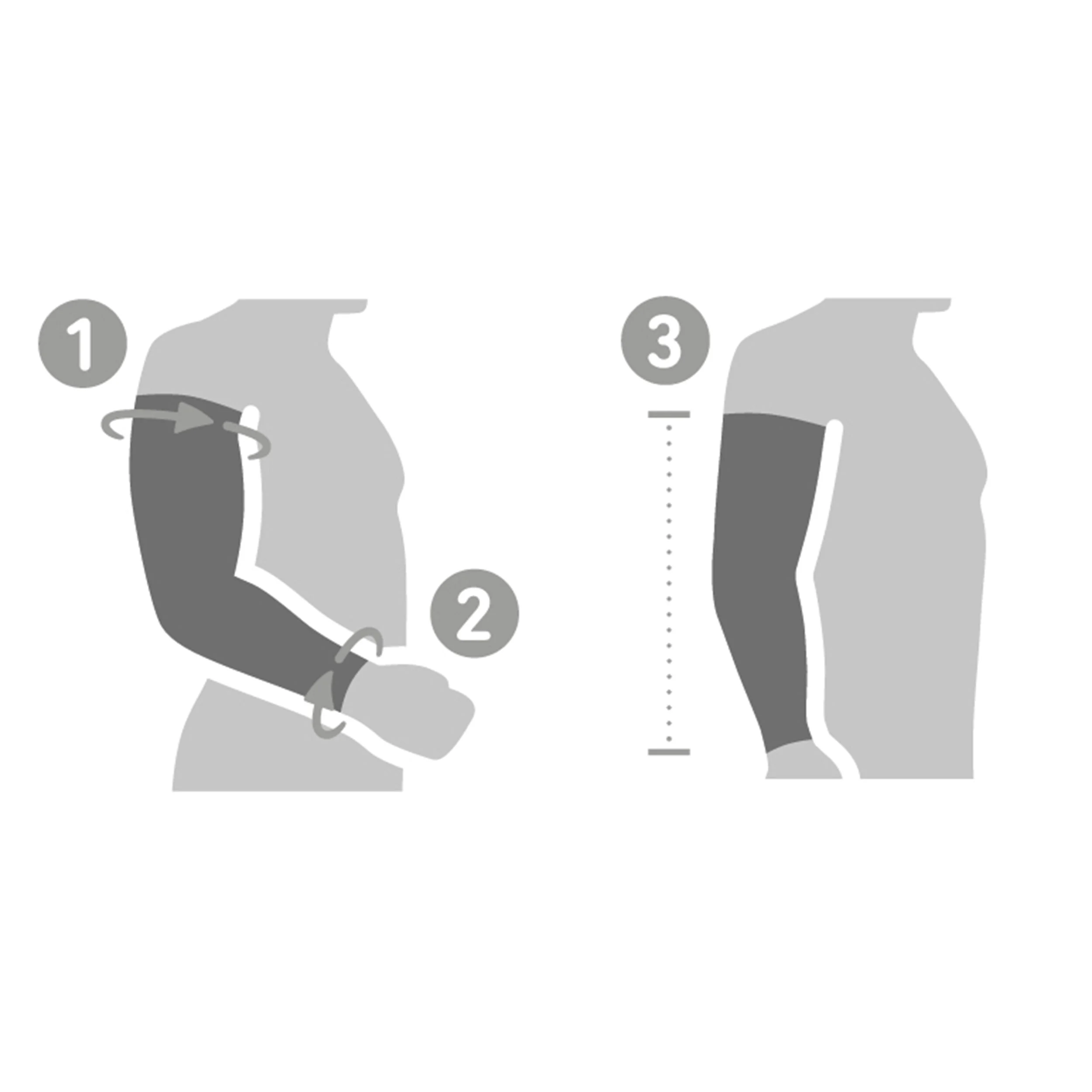 Compression Arm (long) Sleeve - Blau
