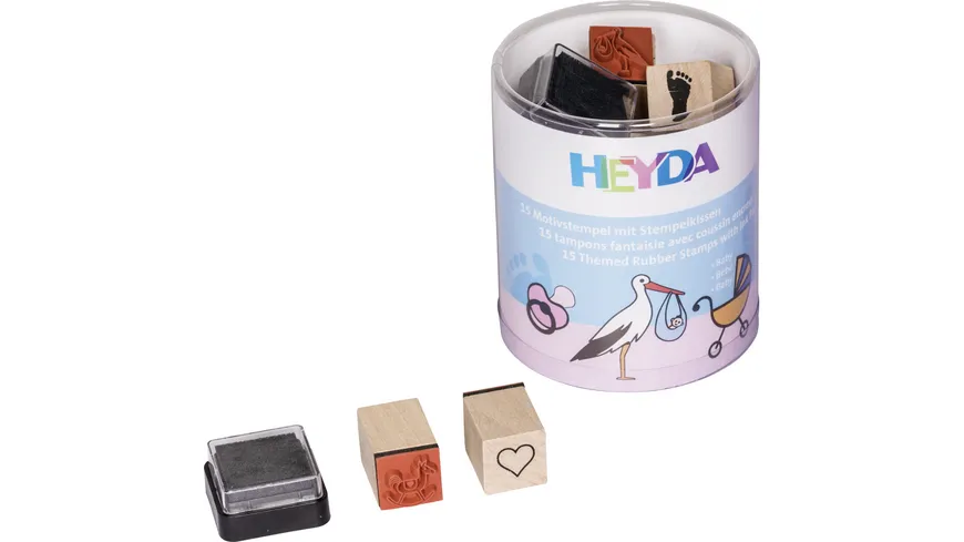 HEYDA Stempelset Baby