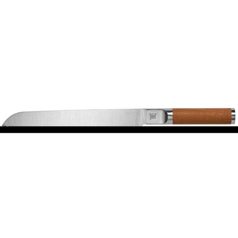 Fiskars Brotmesser Stahl, Holz 1026421 Braun, Silber