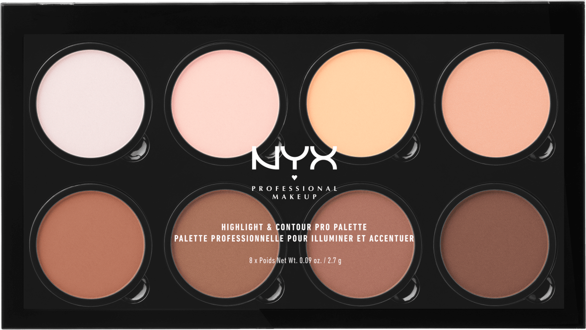 Highlight & Contouring Palette Pro, 21,6 g