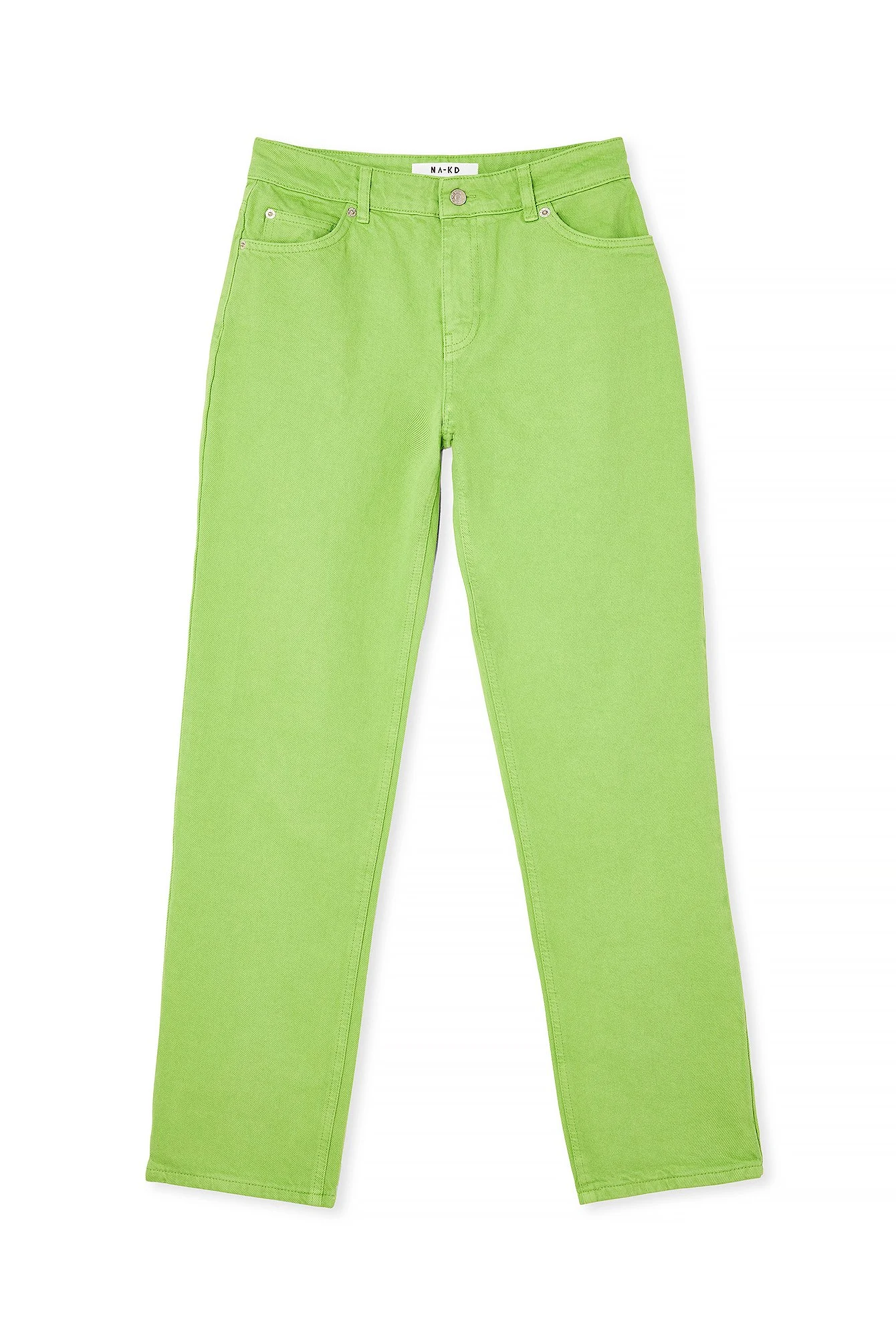 Jeans mit geradem Schnitt und mittelhoher Taille