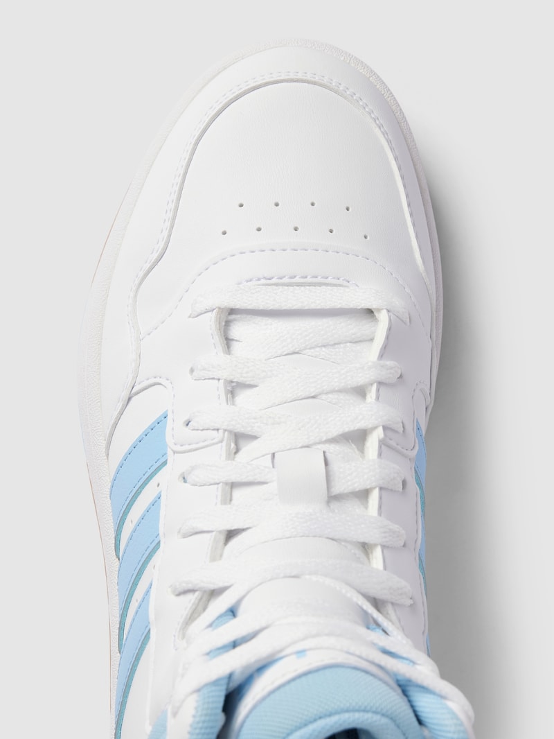 High Top Sneaker mit Label-Details Modell 'HOOPS 3.0.' in hellblau