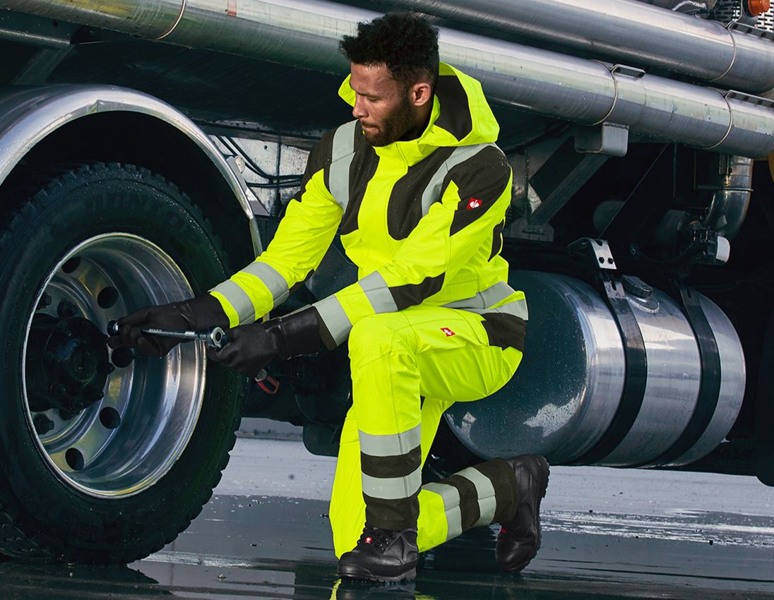 e.s. Wetterschutzbundhose multinorm high-vis