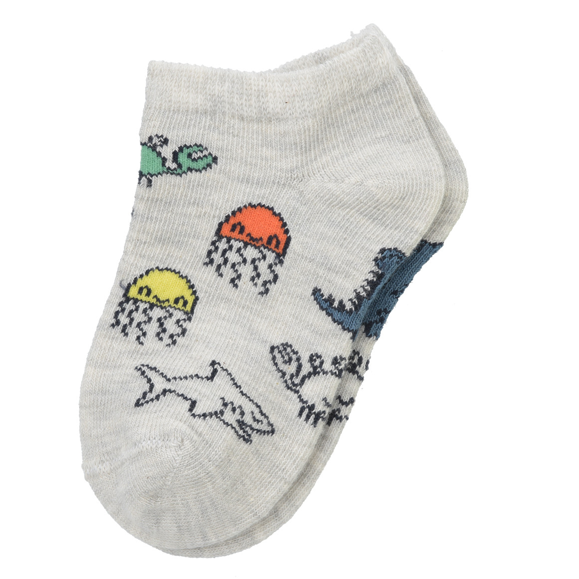 3 Paar Baby Sneaker-Socken im Muster-Mix