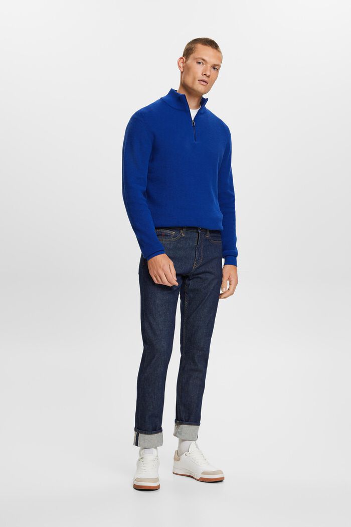 Schmale Selvedge-Jeans mit mittelhohem Bund