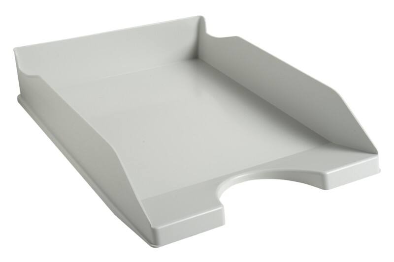 Exacompta Briefablage Classic 12306D Polystyrol 500 Blatt Grau 65 x 25,5 x 34,5 cm 10 Stück