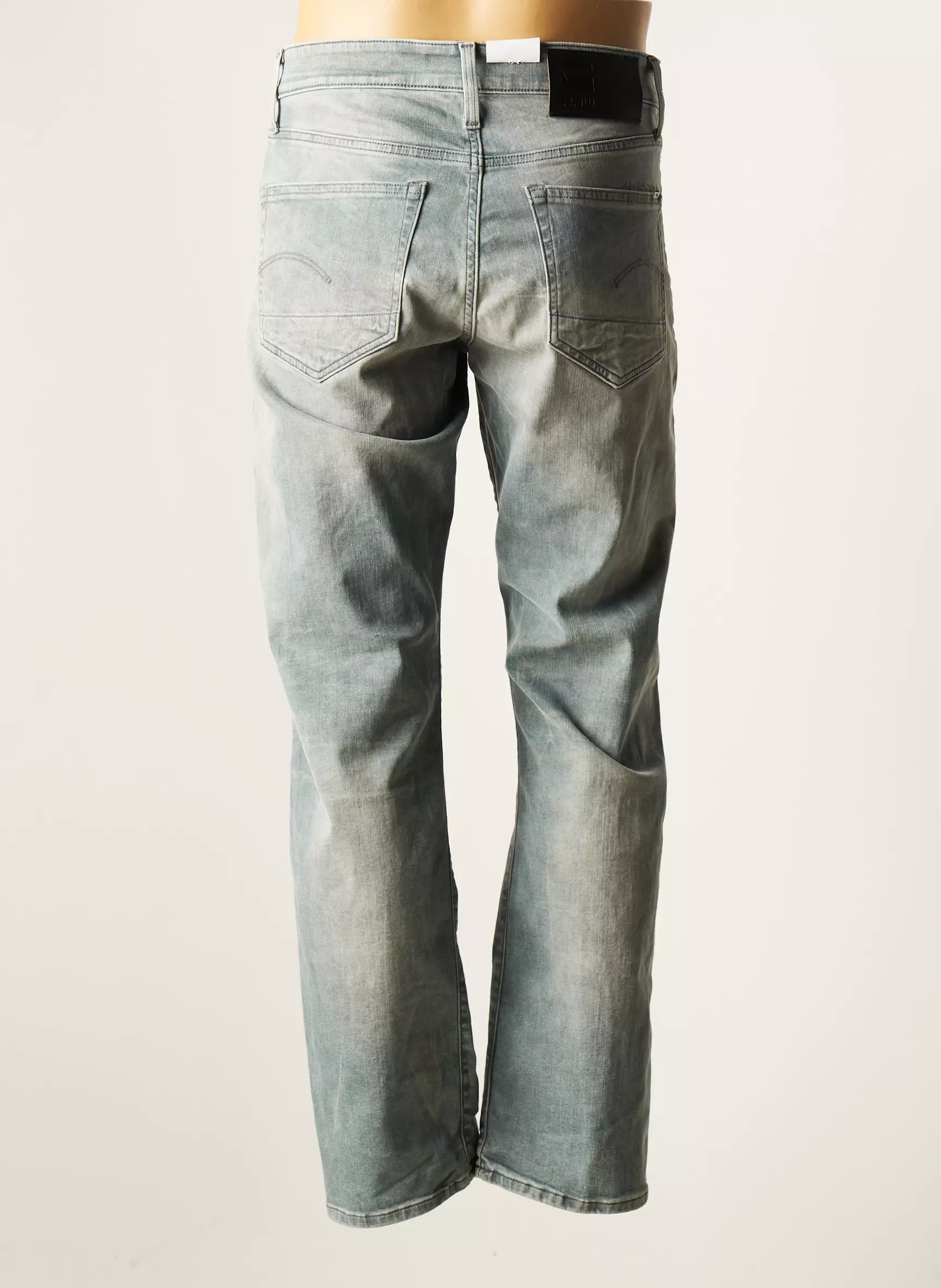 G Star Jeans Coupe Droite Homme couleur gris