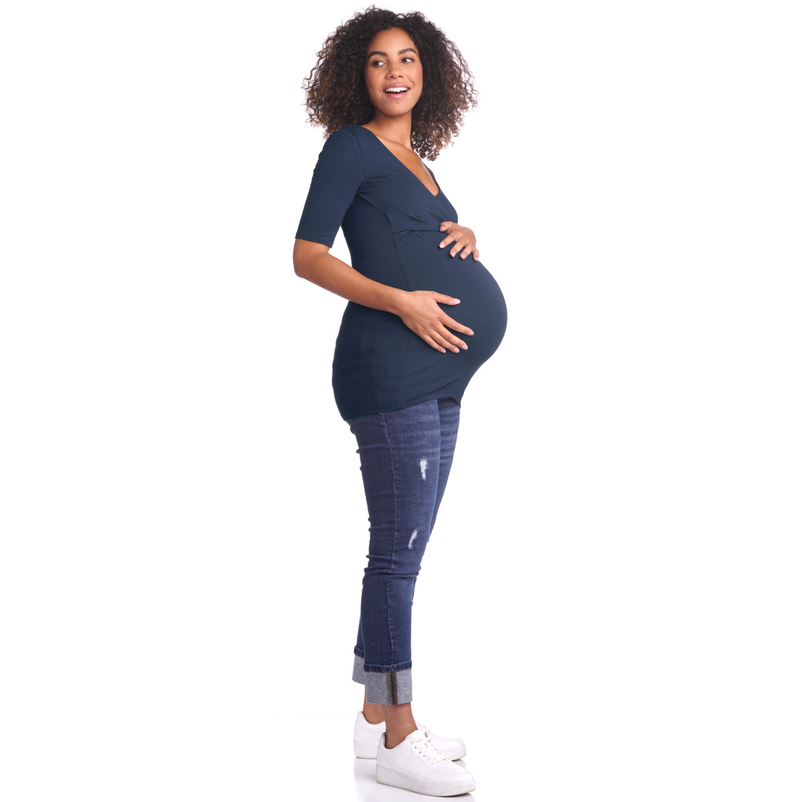 Damen Umstands-T-Shirt mit Stillfunktion