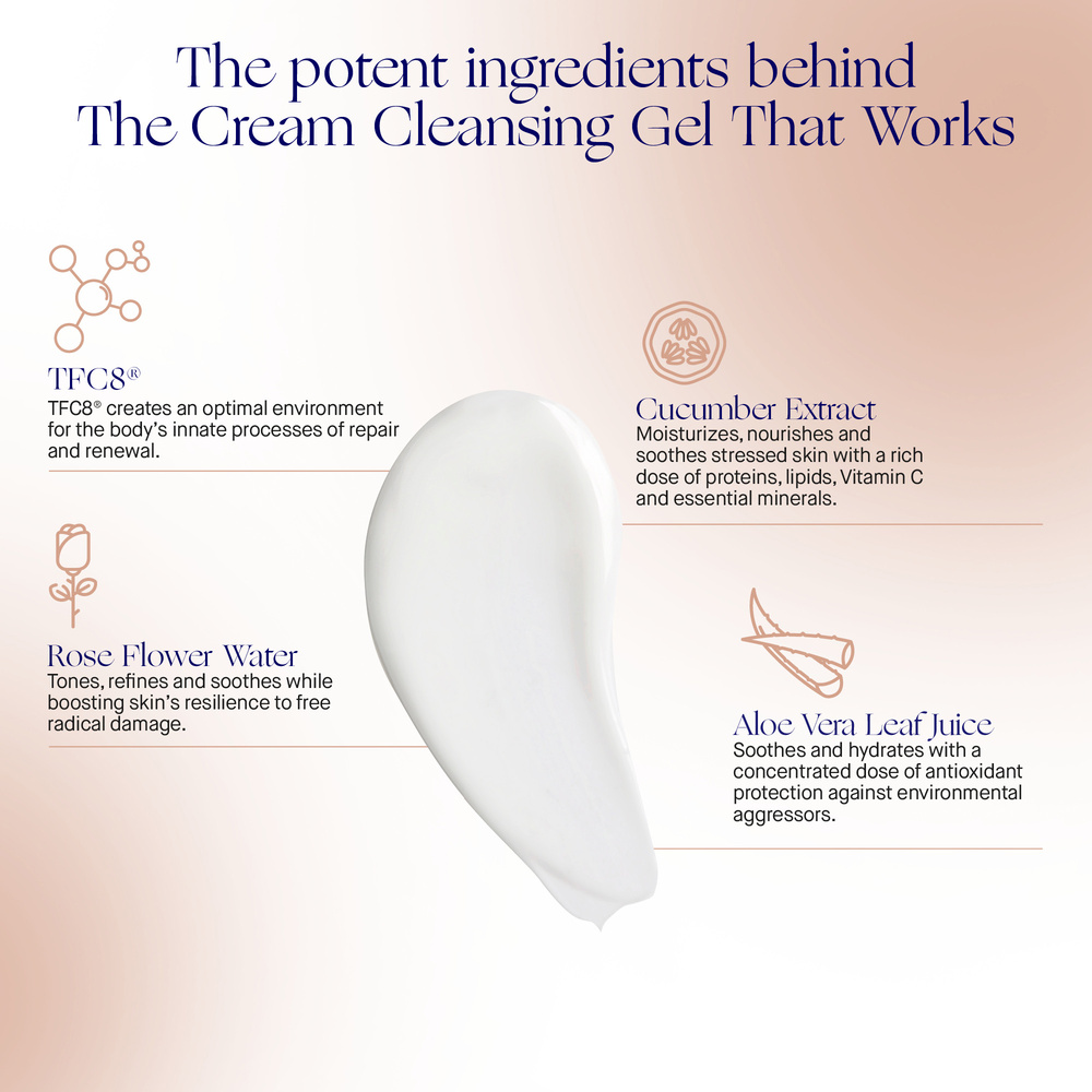 augustinus bader The Cream Cleansing Gel Soin nettoyant revitalisant
