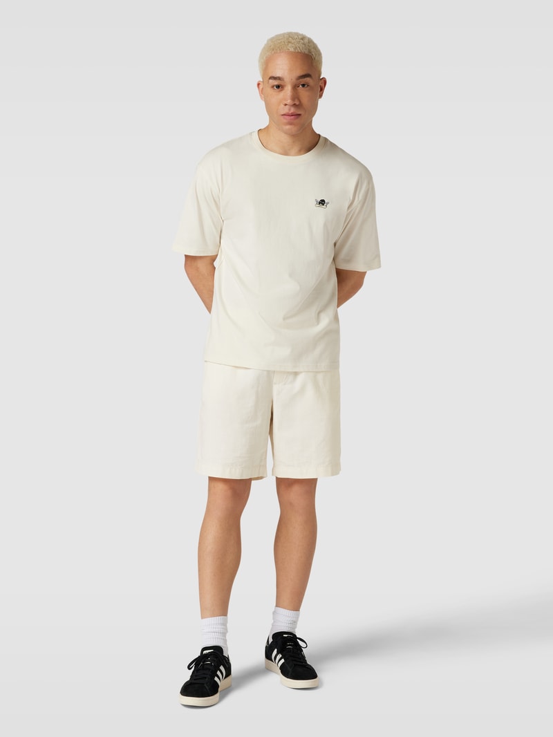 Bermudas mit elastischem Bund in offwhite