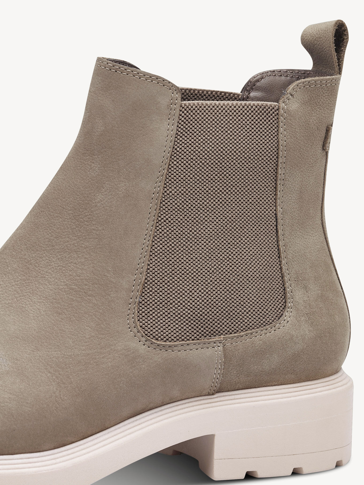 Bottine Chelsea en cuir - vert