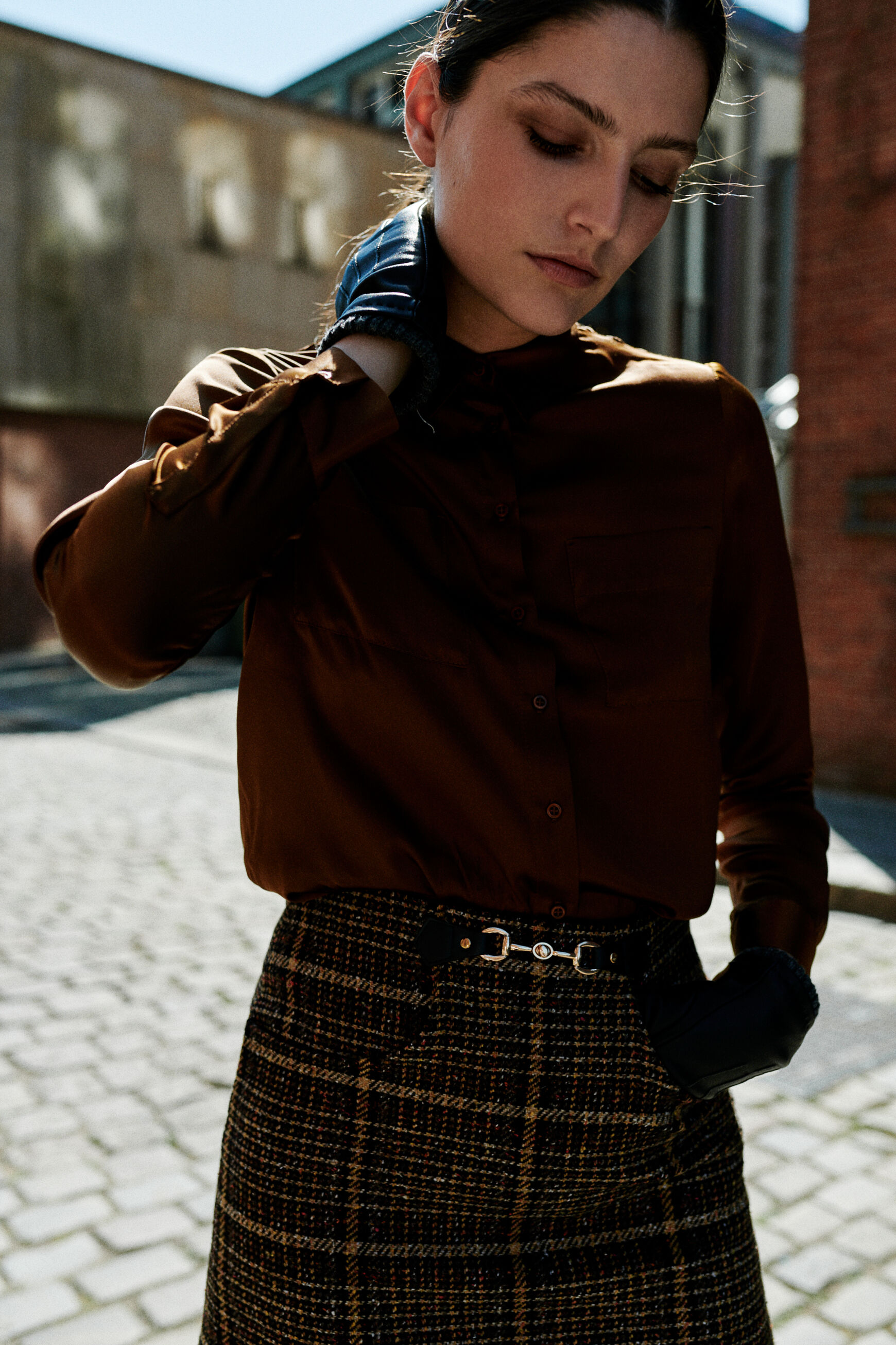 jupe lina noir femme
