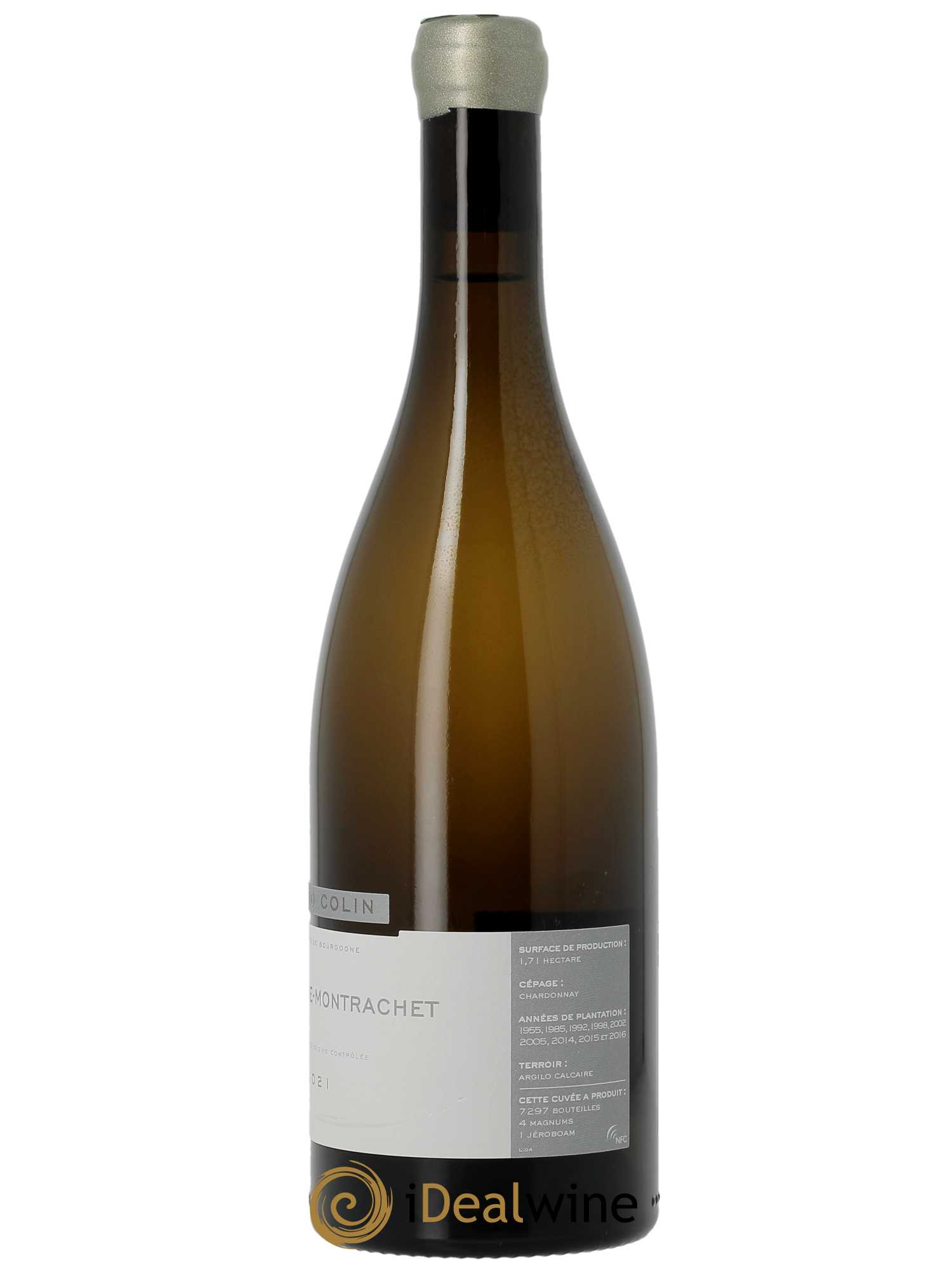 Chassagne-Montrachet Bruno Colin  2021 - Lot de 1 Bouteille