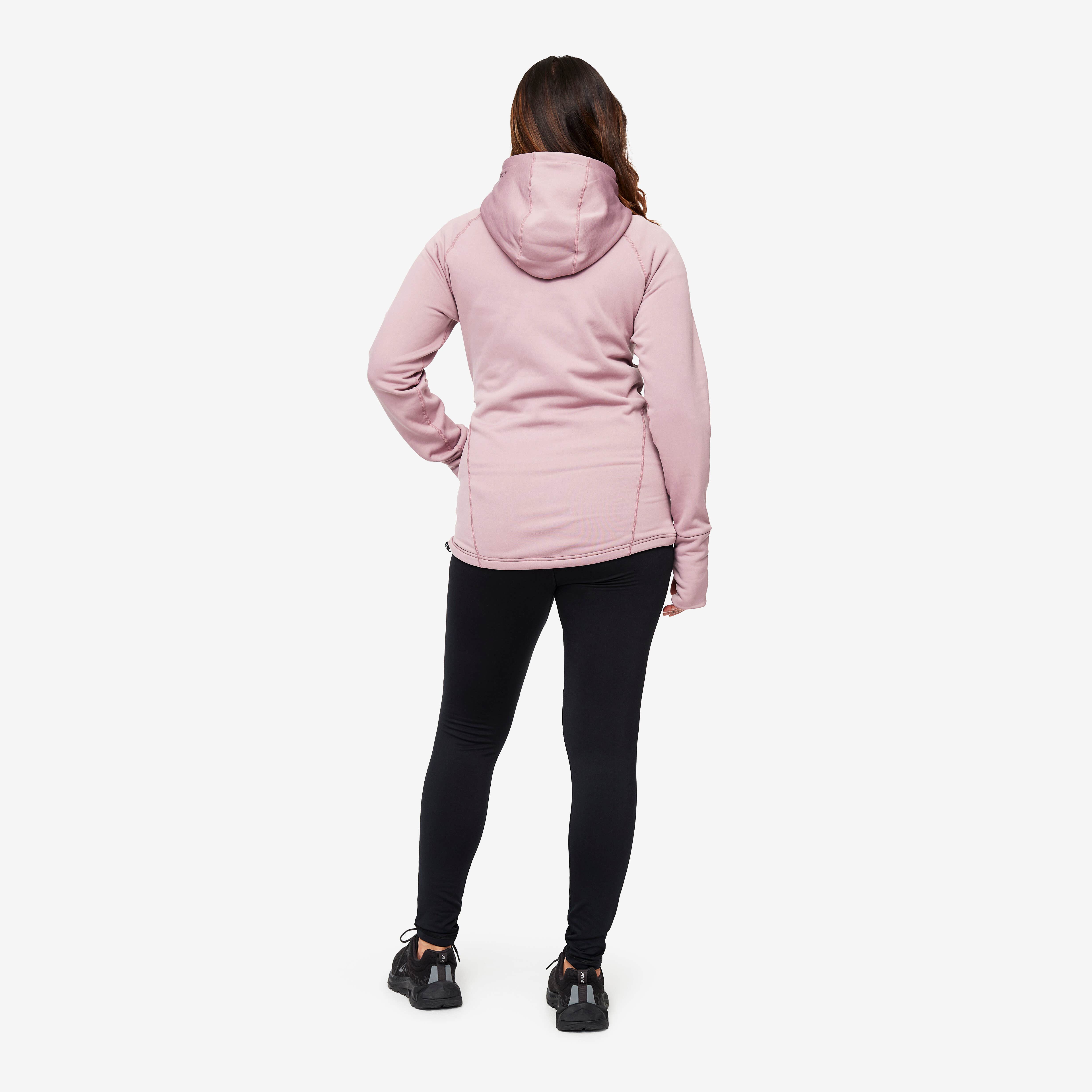 Illusion Hoodie Femme Dusty Mauve