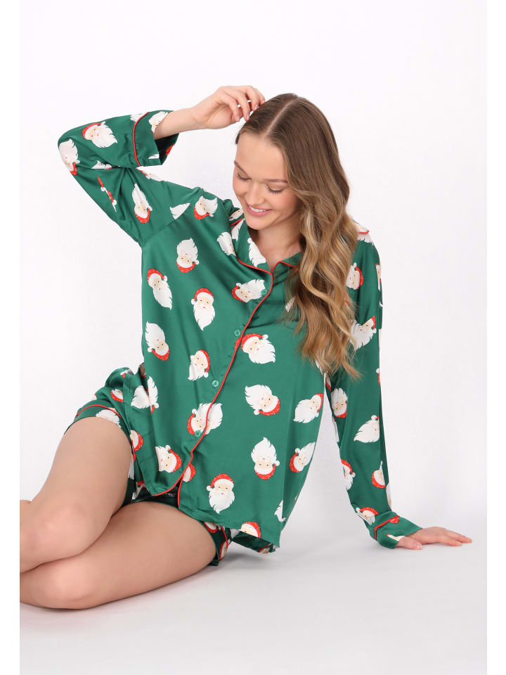 myMo Sleepwear in Green günstig kaufen