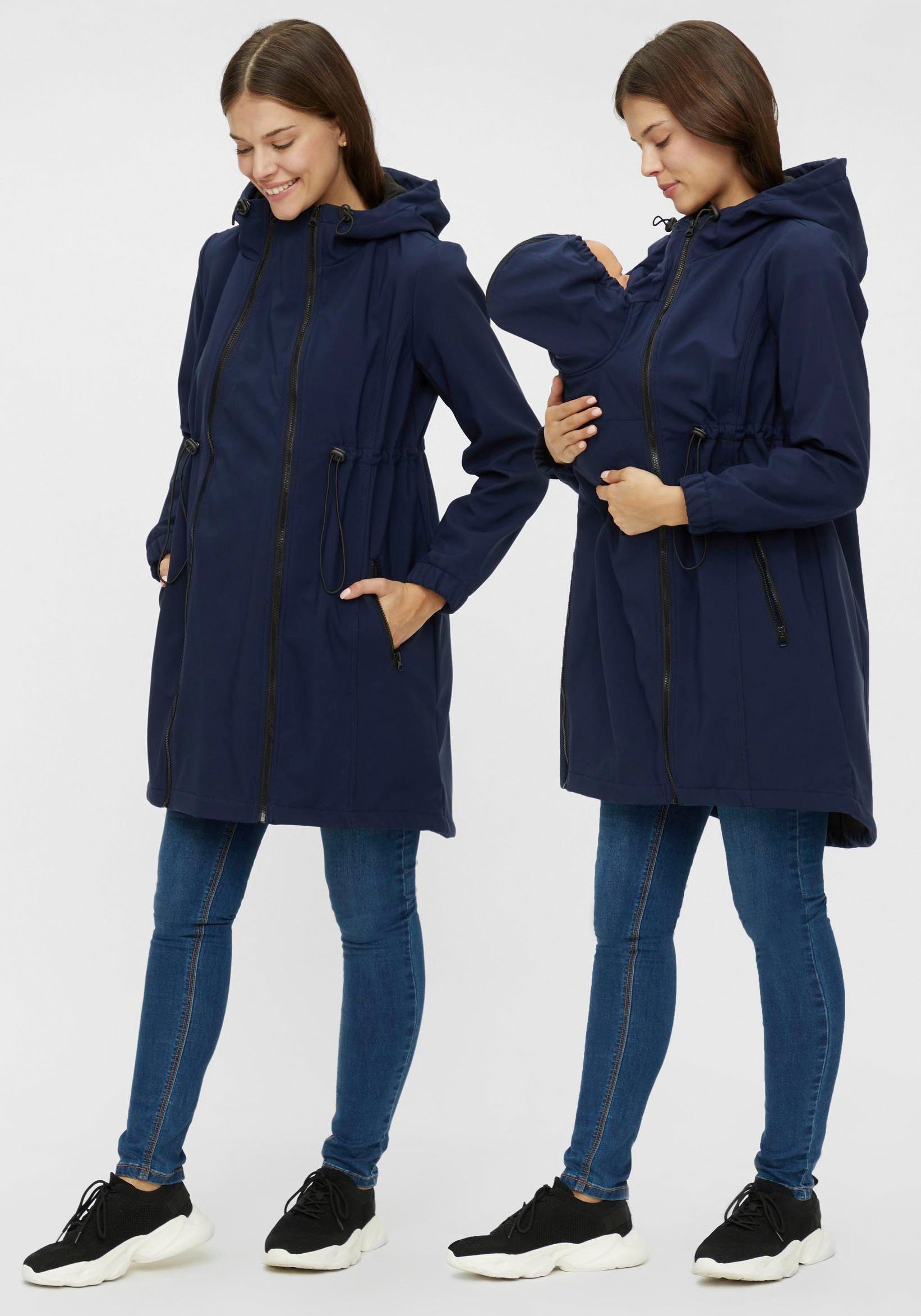 Mamalicious Umstandsjacke MLSHELLA mit praktischem Einsatz