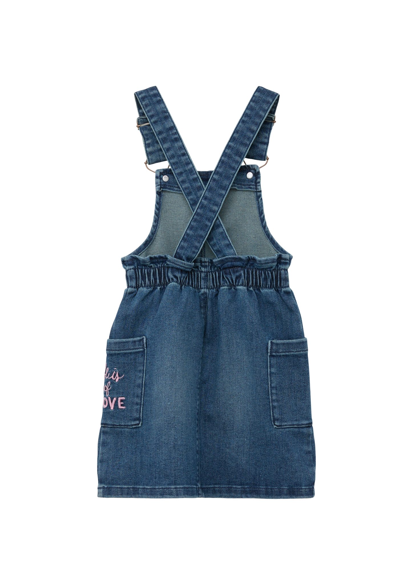 s.Oliver Latzrock Latzrock aus Denim Stickerei