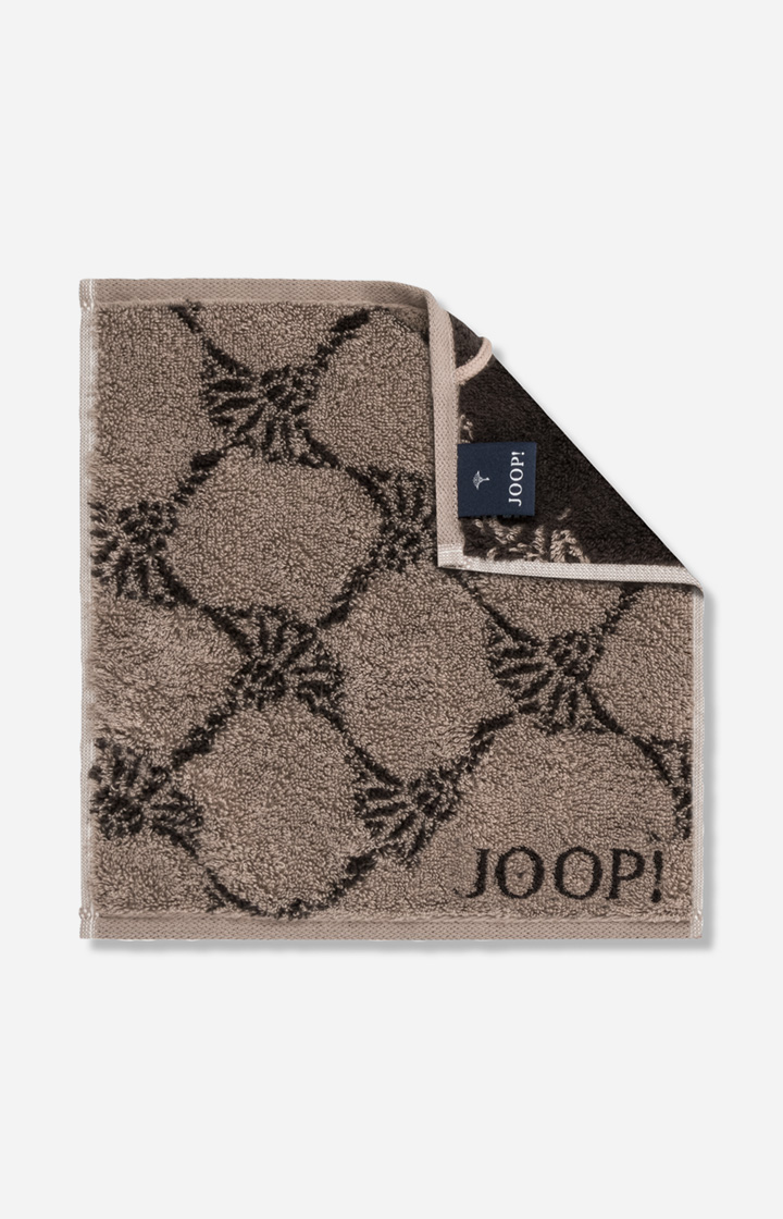 Seifentuch JOOP! CLASSIC CORNFLOWER in Mocca, 30 x 30 cm - im JOOP!