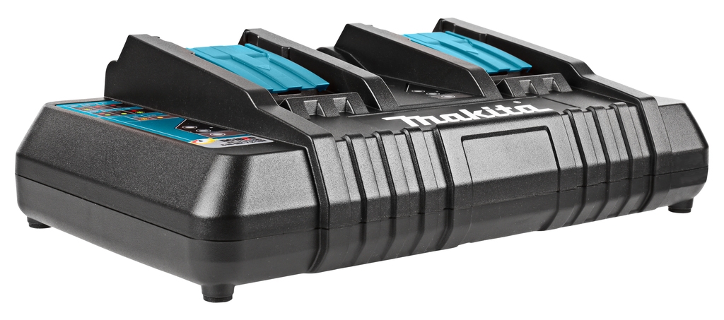 Makita tilbehør 196933-6 DC18RD Dobbel hurtiglader 9,6-18 Volt Li-ion/Ni-MH