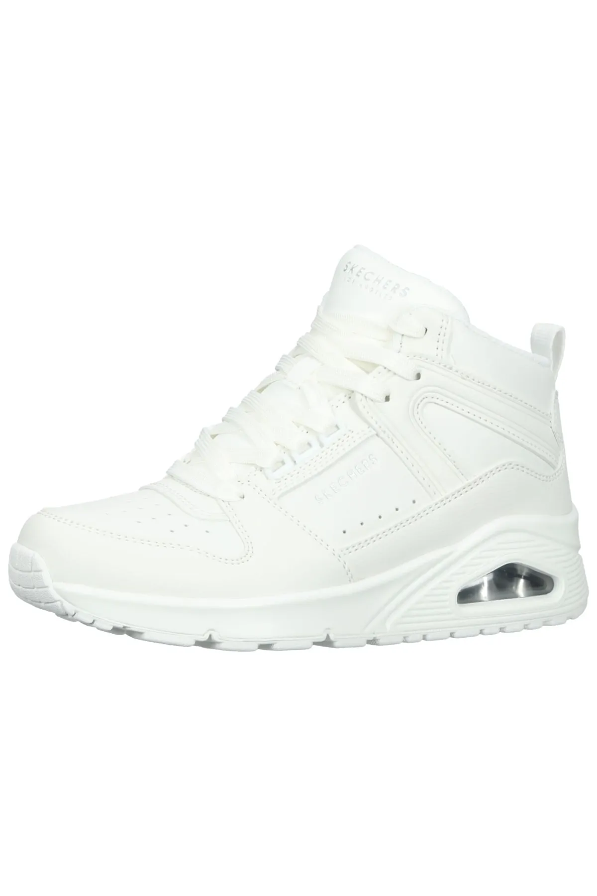 SKECHERS  Sneaker - Weiß - Flacher Absatz
