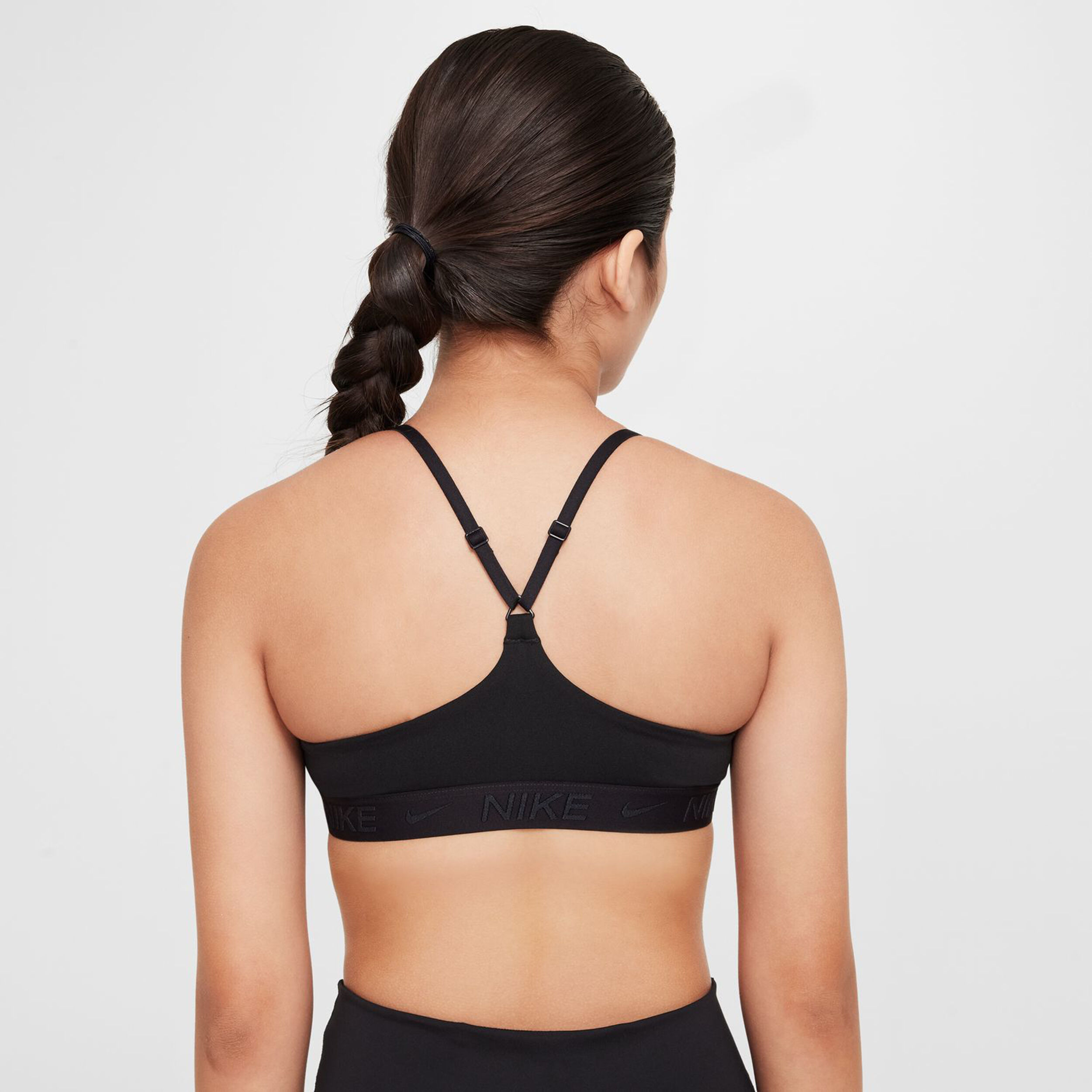 Dri-Fit Indy Sport-BH Mädchen - Schwarz