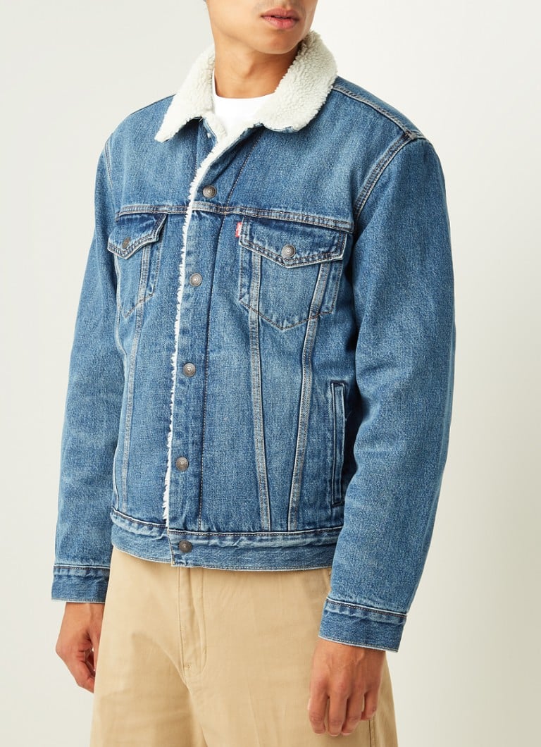 Τζιν μπουφάν Levi's Type 3 Sherpa με βελούδινη επένδυση