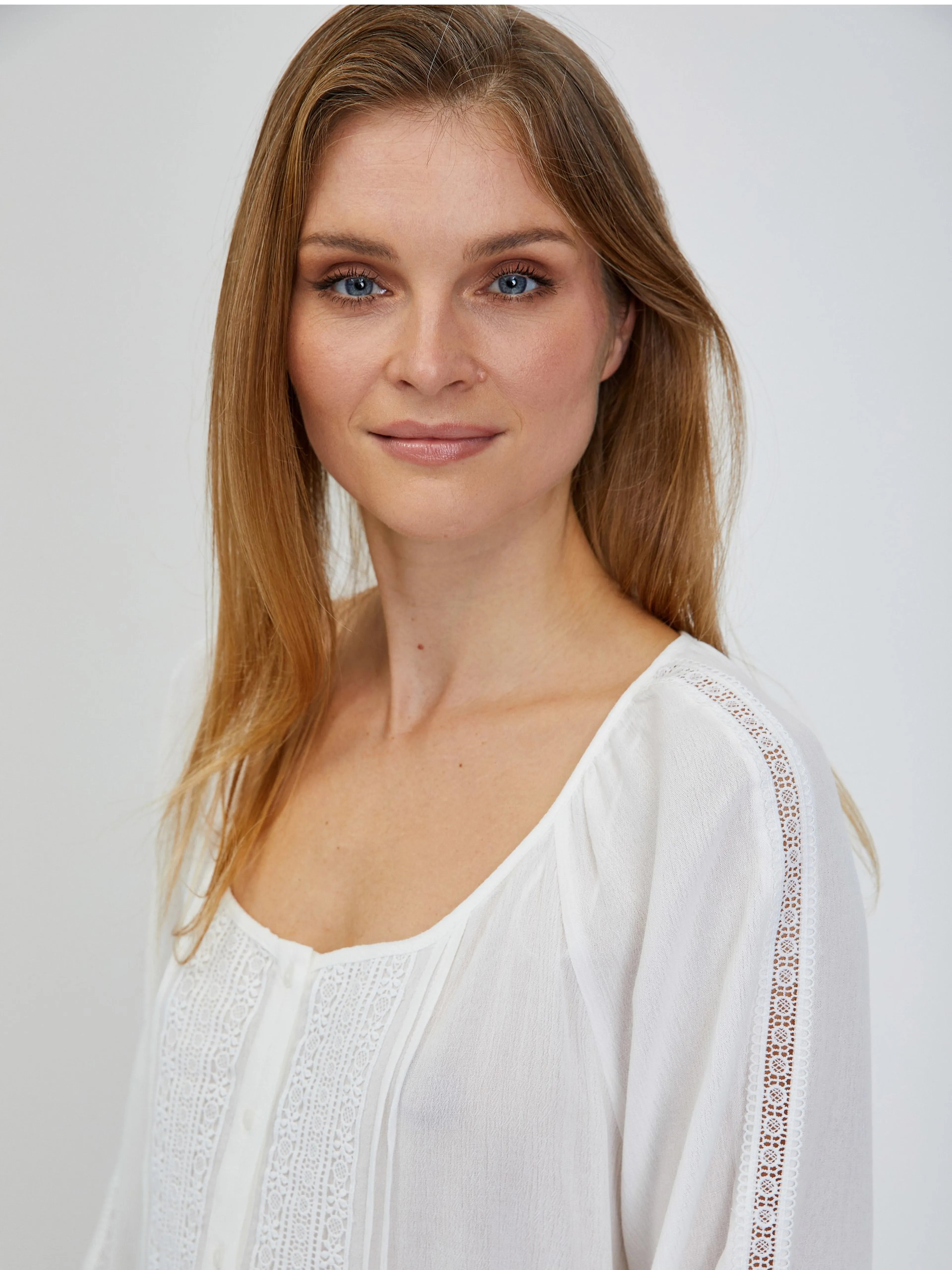 Cremefarbene Bluse ORSAY