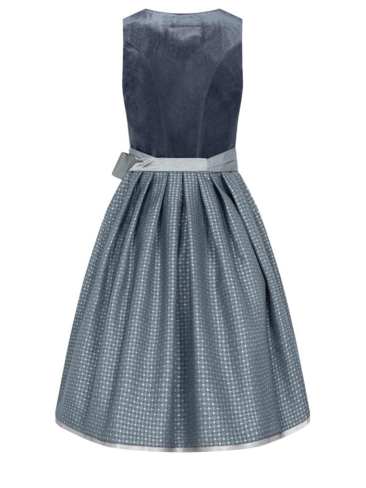 Nübler Midi Dirndl Evi in Blau günstig kaufen
