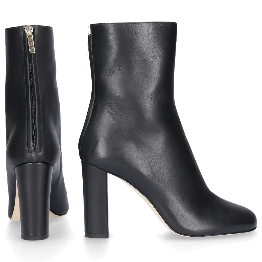 Paris Texas - Klassische Stiefeletten SQUARED BOOTIE 95 Kalbsleder - schwarz
