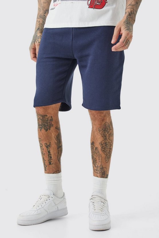 Tall lockere Jersey-Shorts