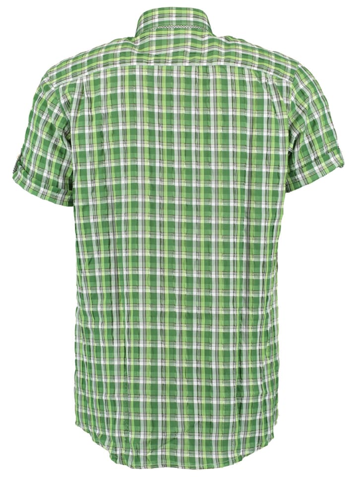 OS-Trachten Trachtenhemd Shaky in khaki/schlamm günstig kaufen 37/38