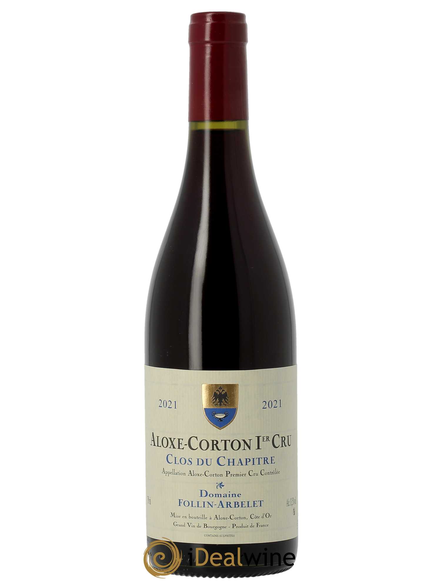 Aloxe-Corton 1er Cru Clos du Chapitre Follin-Arbelet (Domaine)  2021 - Lot de 1 Bouteille