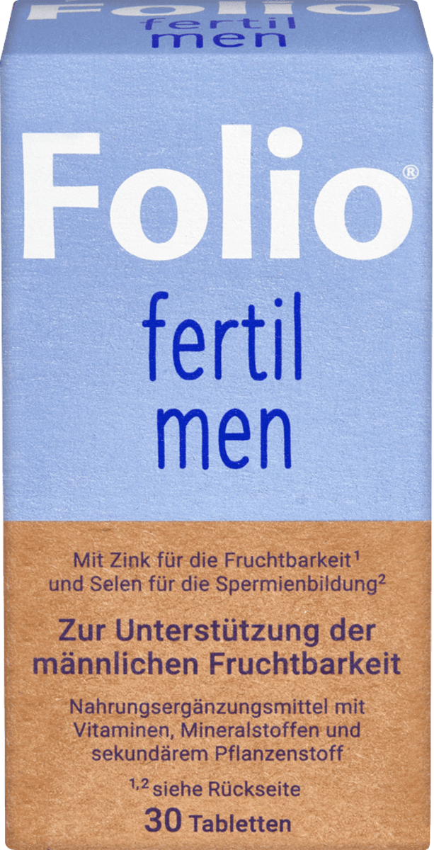 Fertil men Folsäure Tabletten, 30 St
