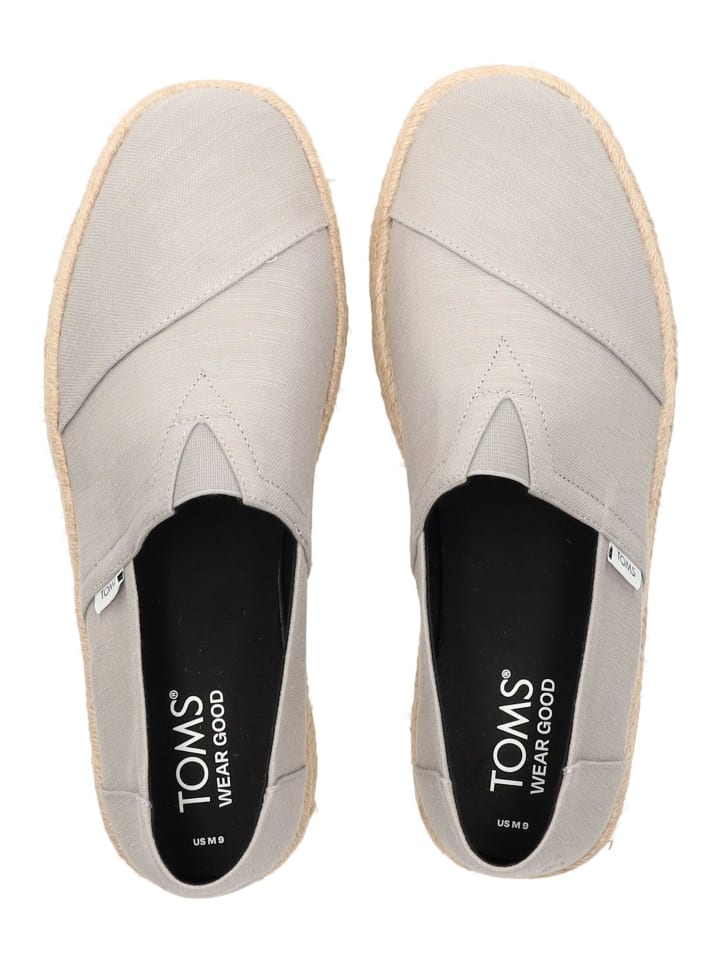 TOMS Halbschuhe in Grau günstig kaufen